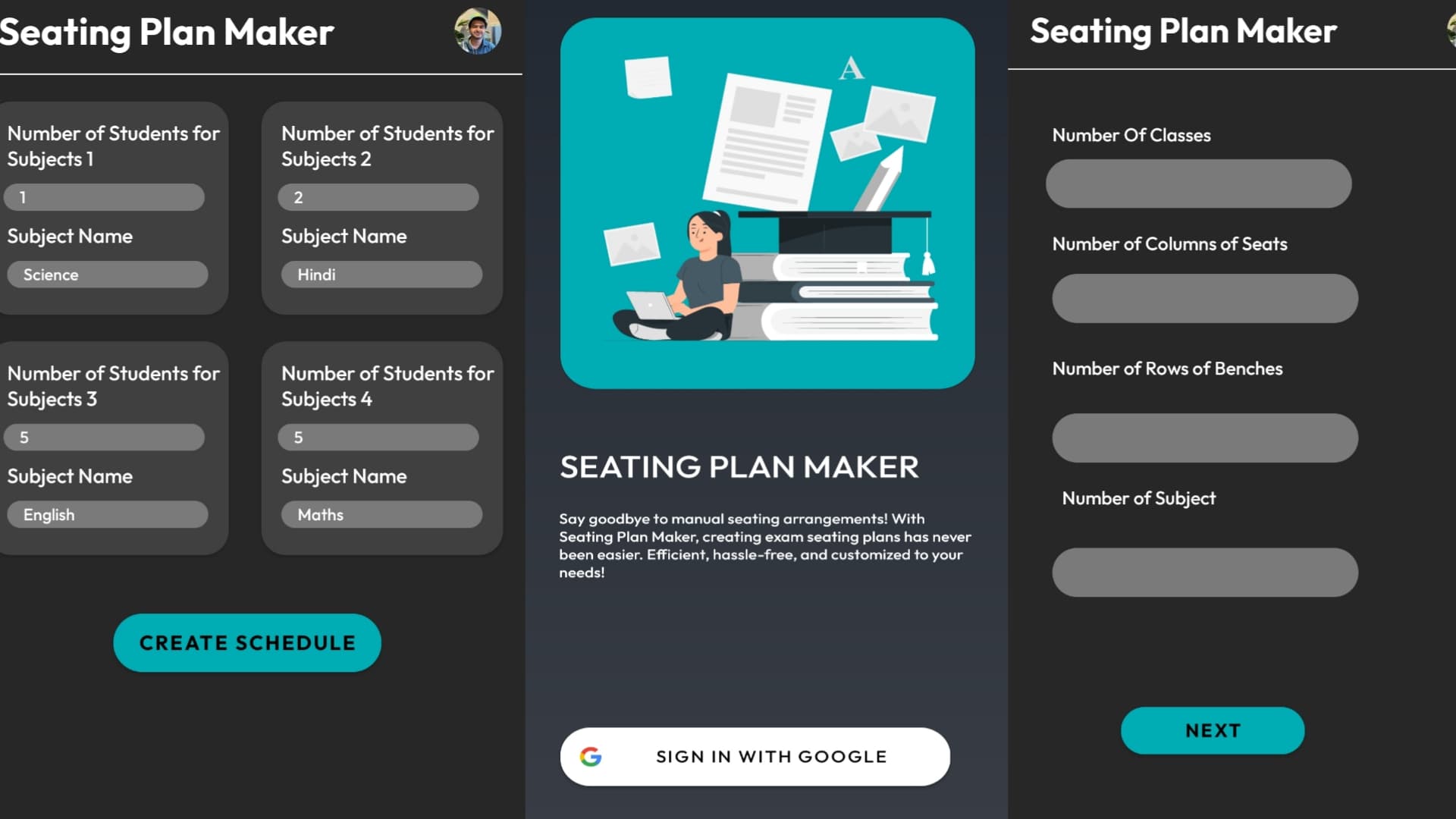 Exam Seating Plan Maker